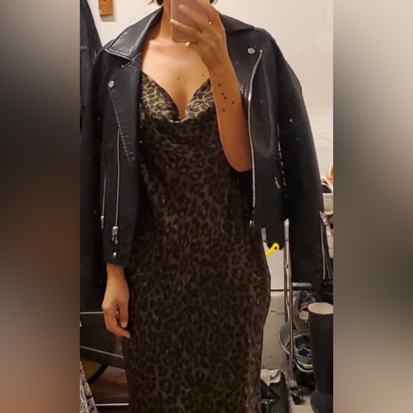 Topshop faux leather moto jacket - Picture 6 of 6